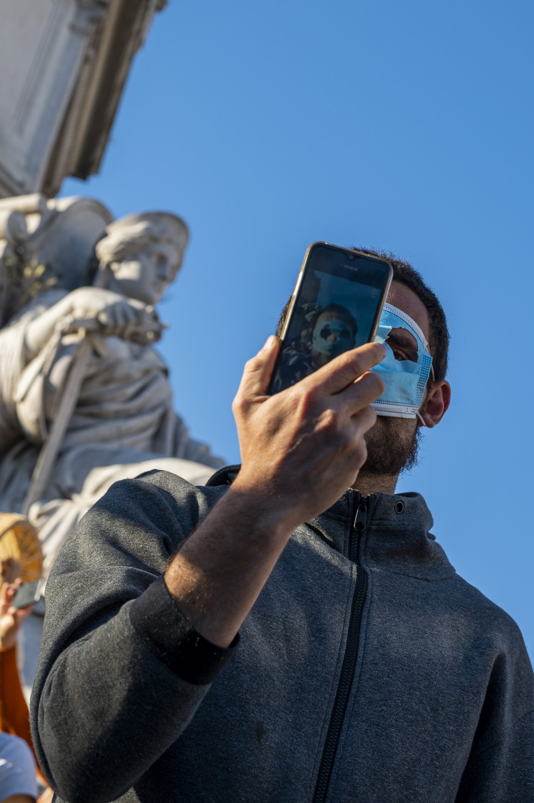 FOTOGALERIA. As imagens da Manifestação pela Liberdade LIsboa manif 20 03 2021 0024 scaled